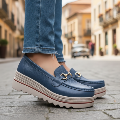 Ascensión | Mocasines Ortopédicos con Hebilla Metálica