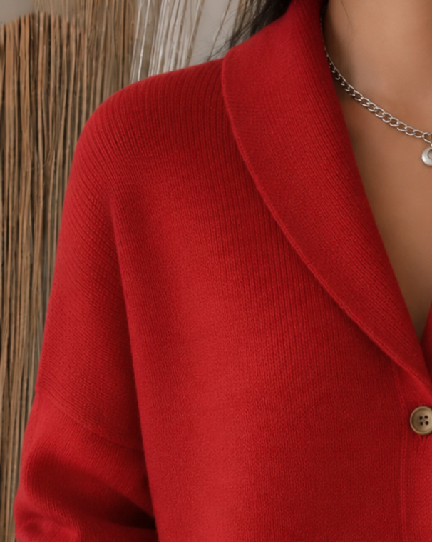 Rosario | Chaqueta de Punto con Cuello