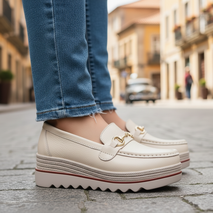 Ascensión | Mocasines Ortopédicos con Hebilla Metálica