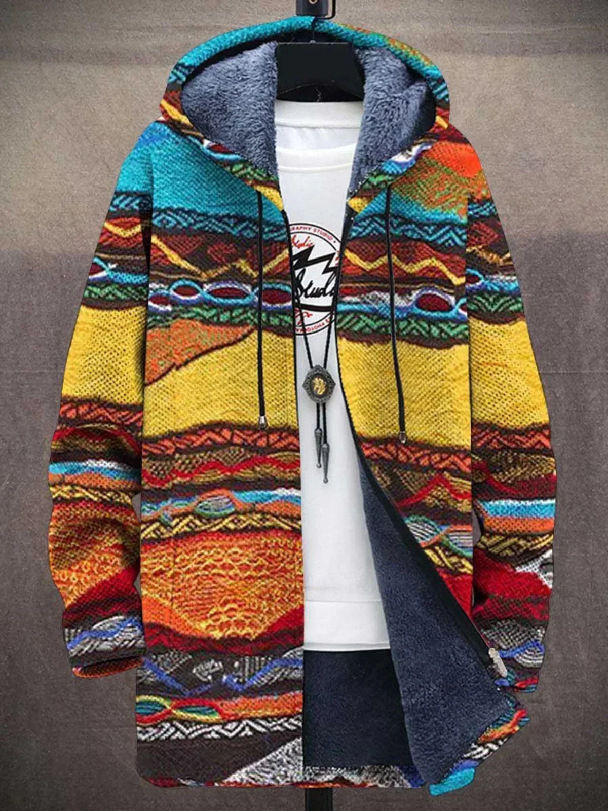 Carmen Elena | Chaqueta de Punto de Lujo de Inspiración Artística