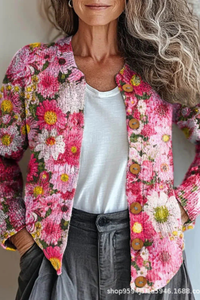 Sofía Isabel | Chaqueta de Punto Patchwork Floral