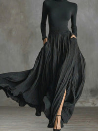 Ascensión | Vestido Maxi de Talle Alto