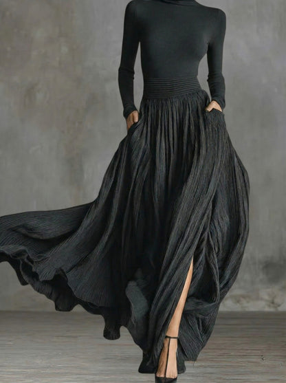 Ascensión | Vestido Maxi de Talle Alto