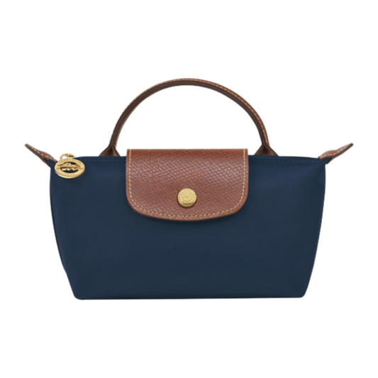 Lucía | Mini Bolso con Correa Incluida, Azul Marino