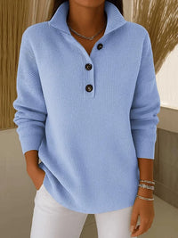 Genoveva | Jersey Polo con Cuello de Pico