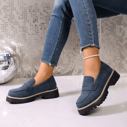 Agustina | Mocasines con Plataforma Estilo College