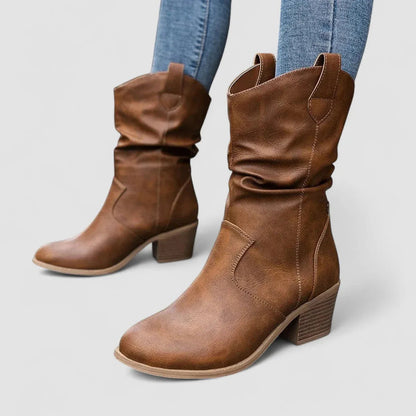 María Silvia | Botas de Piel Cómodas