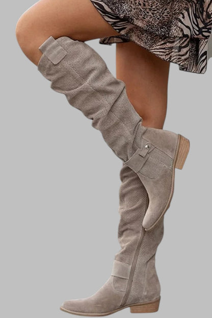 María Beatriz | Botas Altas de Ante