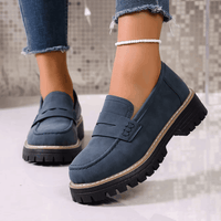 Agustina | Mocasines con Plataforma Estilo College