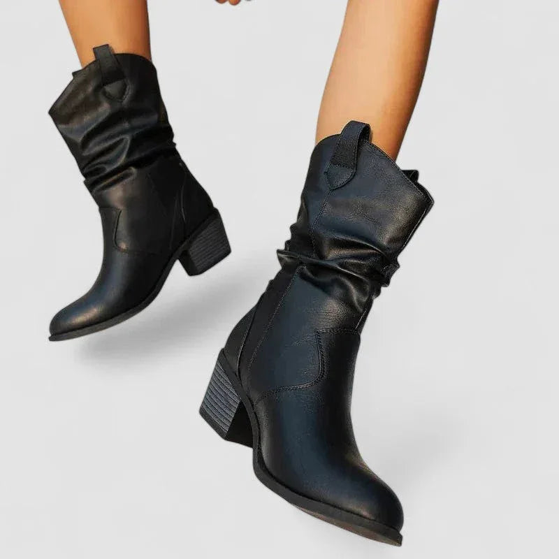 María Silvia | Botas de Piel Cómodas