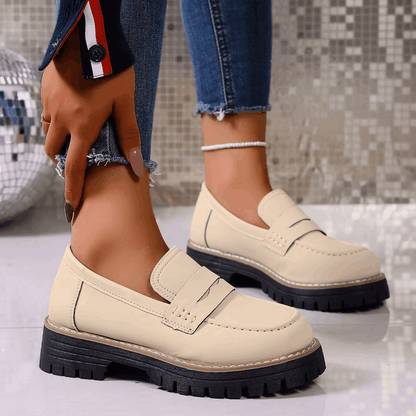 Agustina | Mocasines con Plataforma Estilo College