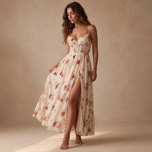 Soledad | Vestido Floral Romántico