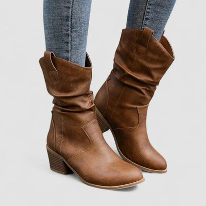 María Silvia | Botas de Piel Cómodas