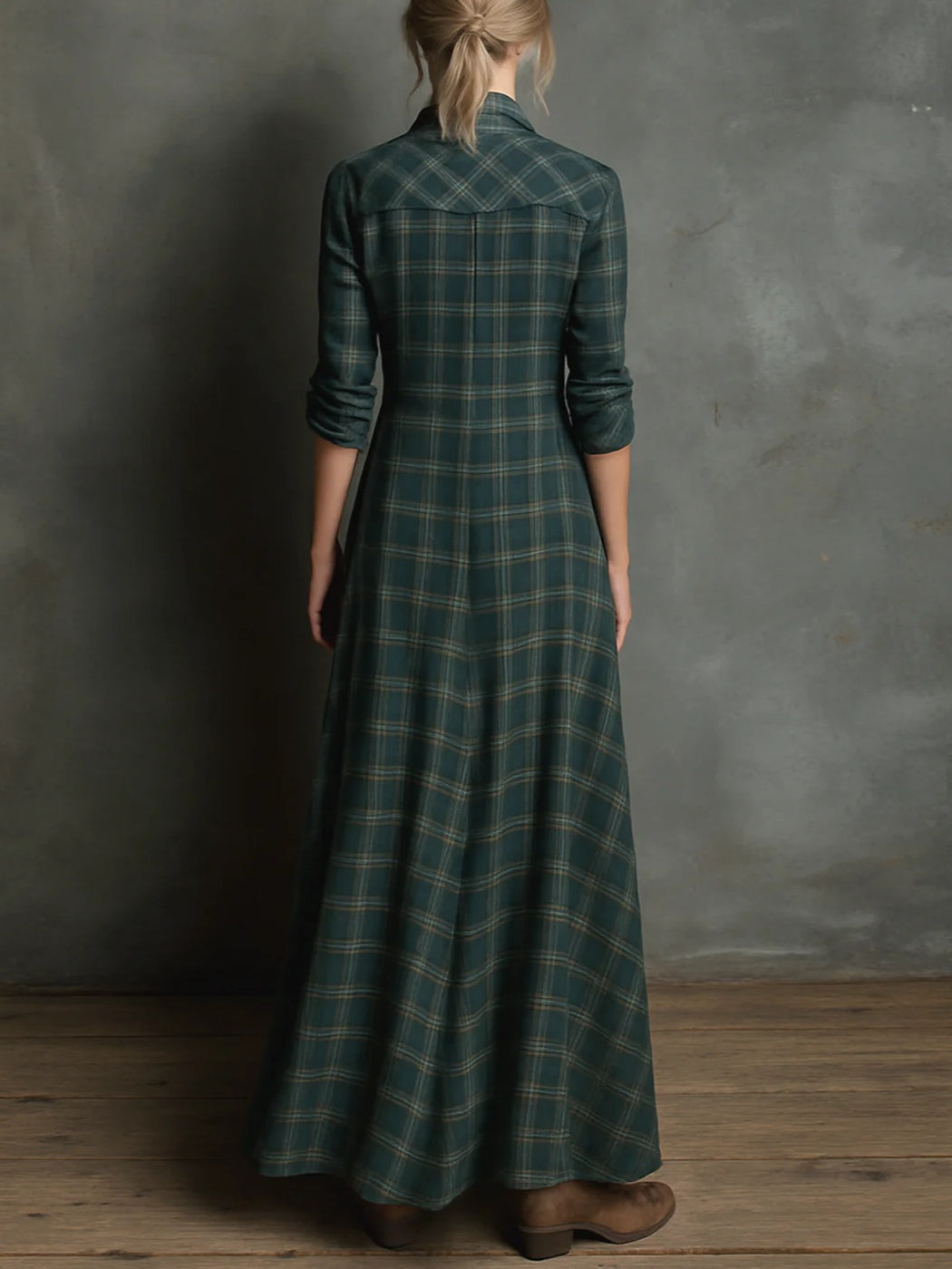 Encarna - Vestido Verde Imperial