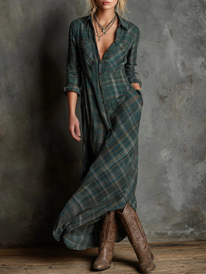 Encarna - Vestido Verde Imperial