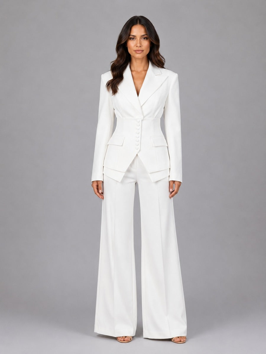 Mari Trini | Americana y Pantalón Palazzo