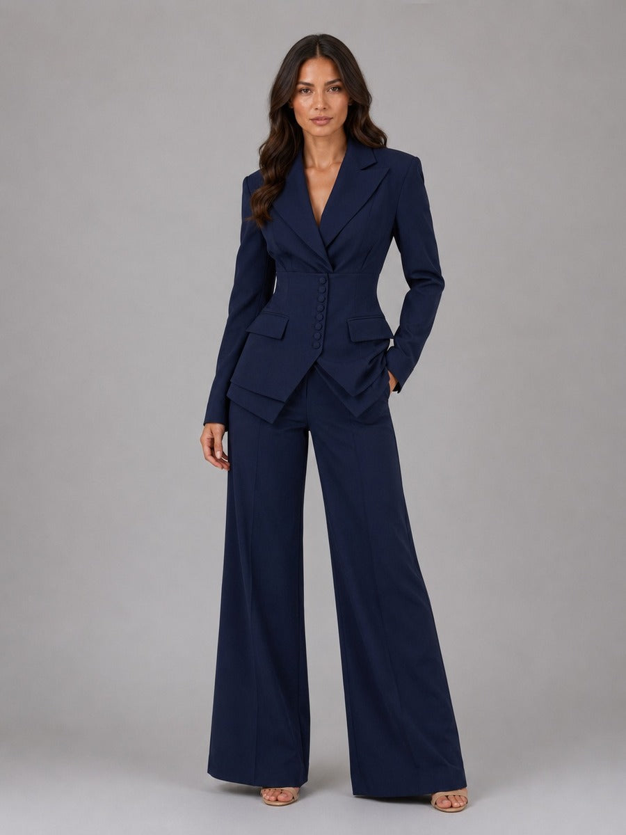 Mari Trini | Americana y Pantalón Palazzo