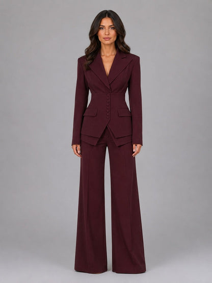 Mari Trini | Americana y Pantalón Palazzo