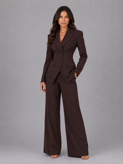 Mari Trini | Americana y Pantalón Palazzo