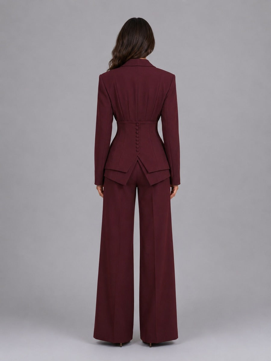 Mari Trini | Americana y Pantalón Palazzo