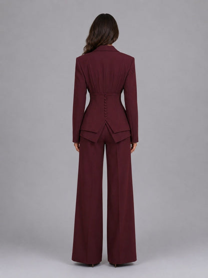 Mari Trini | Americana y Pantalón Palazzo