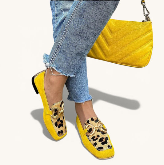 Ana Milagros | Mocasines con Estampado Animal