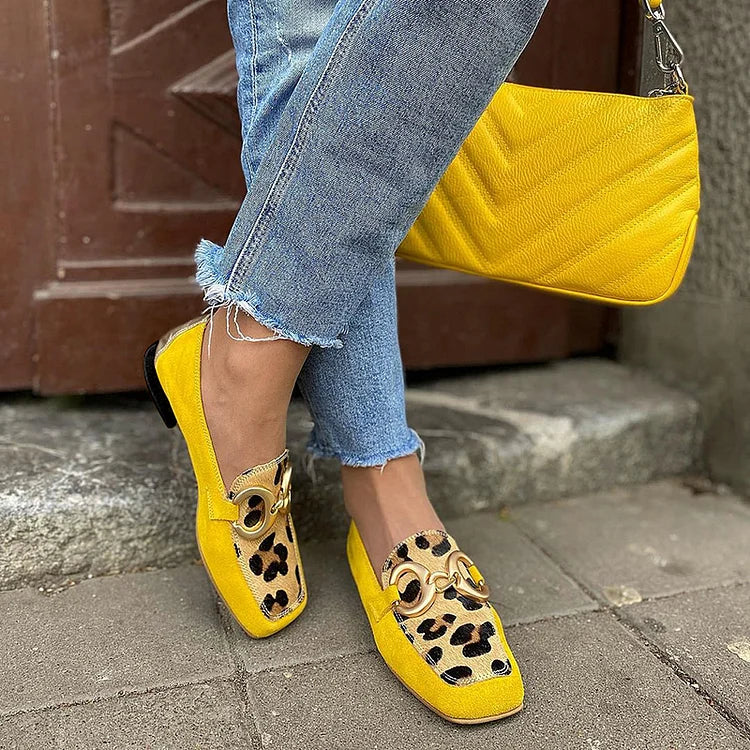 Ana Milagros | Mocasines con Estampado Animal