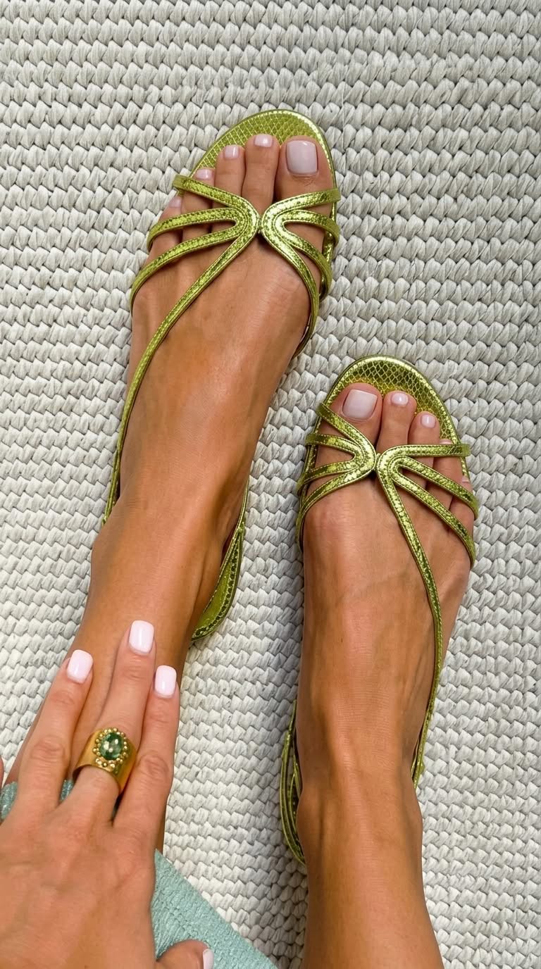 Camila | Sandalias Doradas, Elegancia Estival