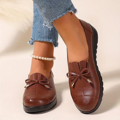 María Amparo | Mocasines Ortopédicos con Lazo