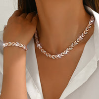 Claudine | Collar y Pulsera de cola de pez hecho a mano