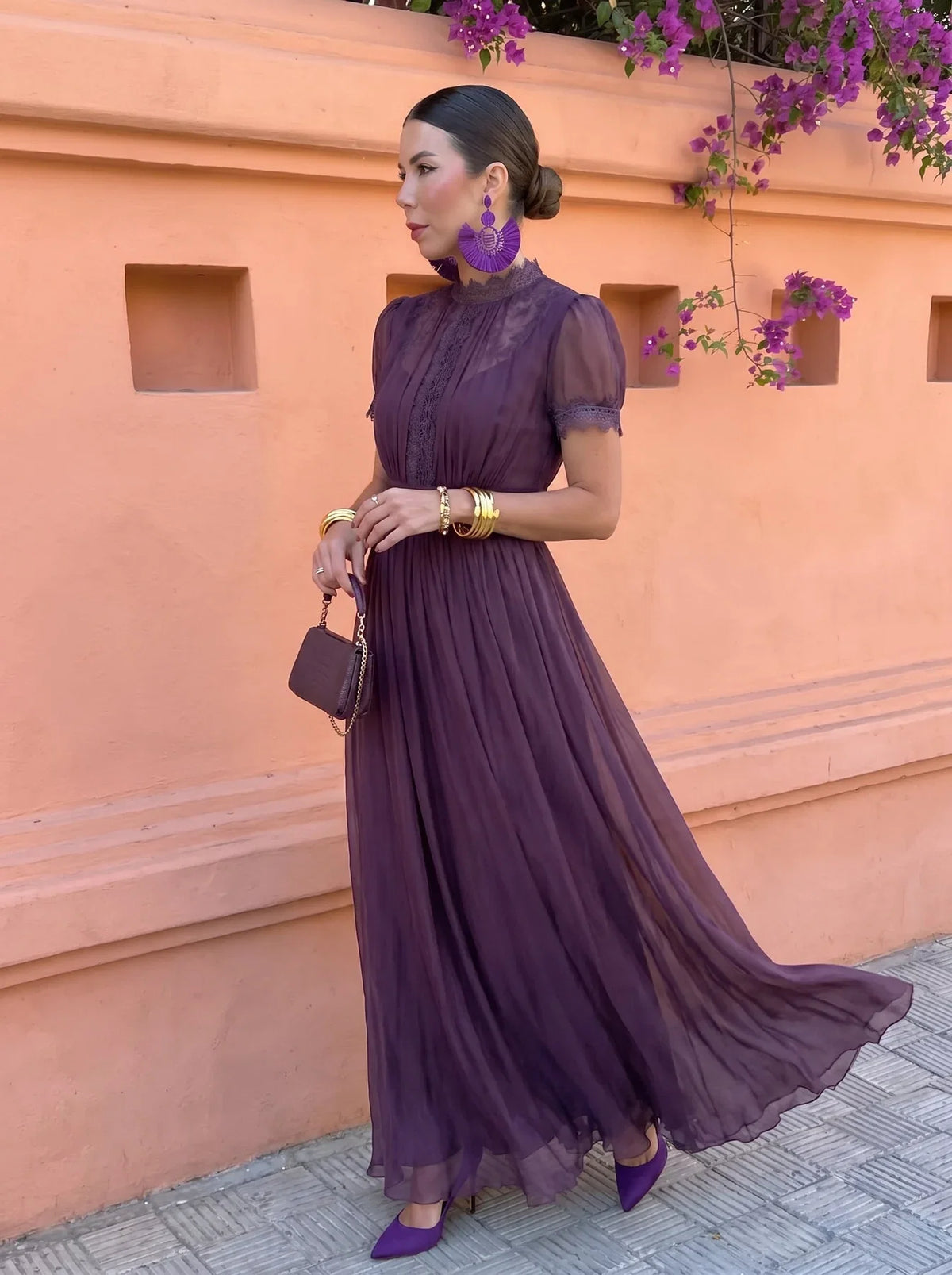 Berenice | Vestido Largo de Gasa