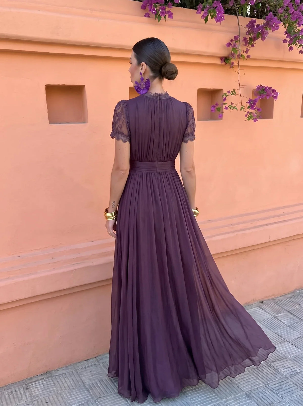Berenice | Vestido Largo de Gasa