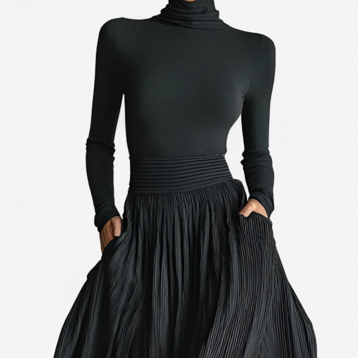 Ascensión | Vestido Maxi de Talle Alto