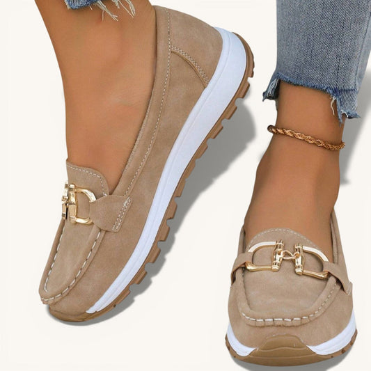 Mari Nati | Mocasines con Plataforma y Hebilla