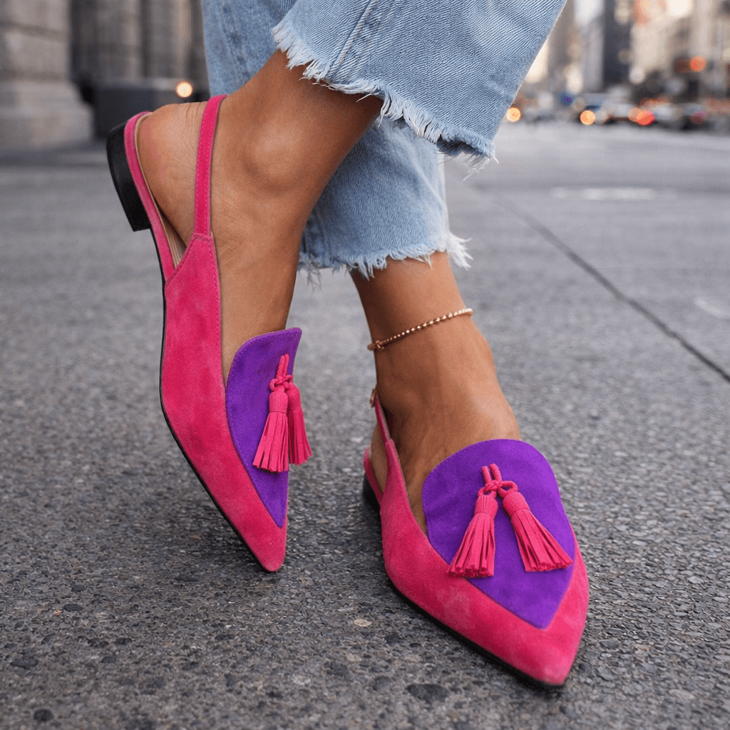 Juana Rosa | Sandalias con Tiras y Flecos