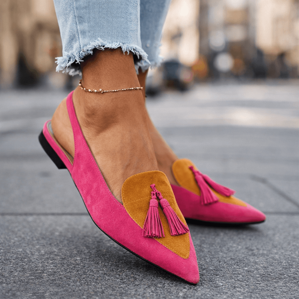 Juana Rosa | Sandalias con Tiras y Flecos