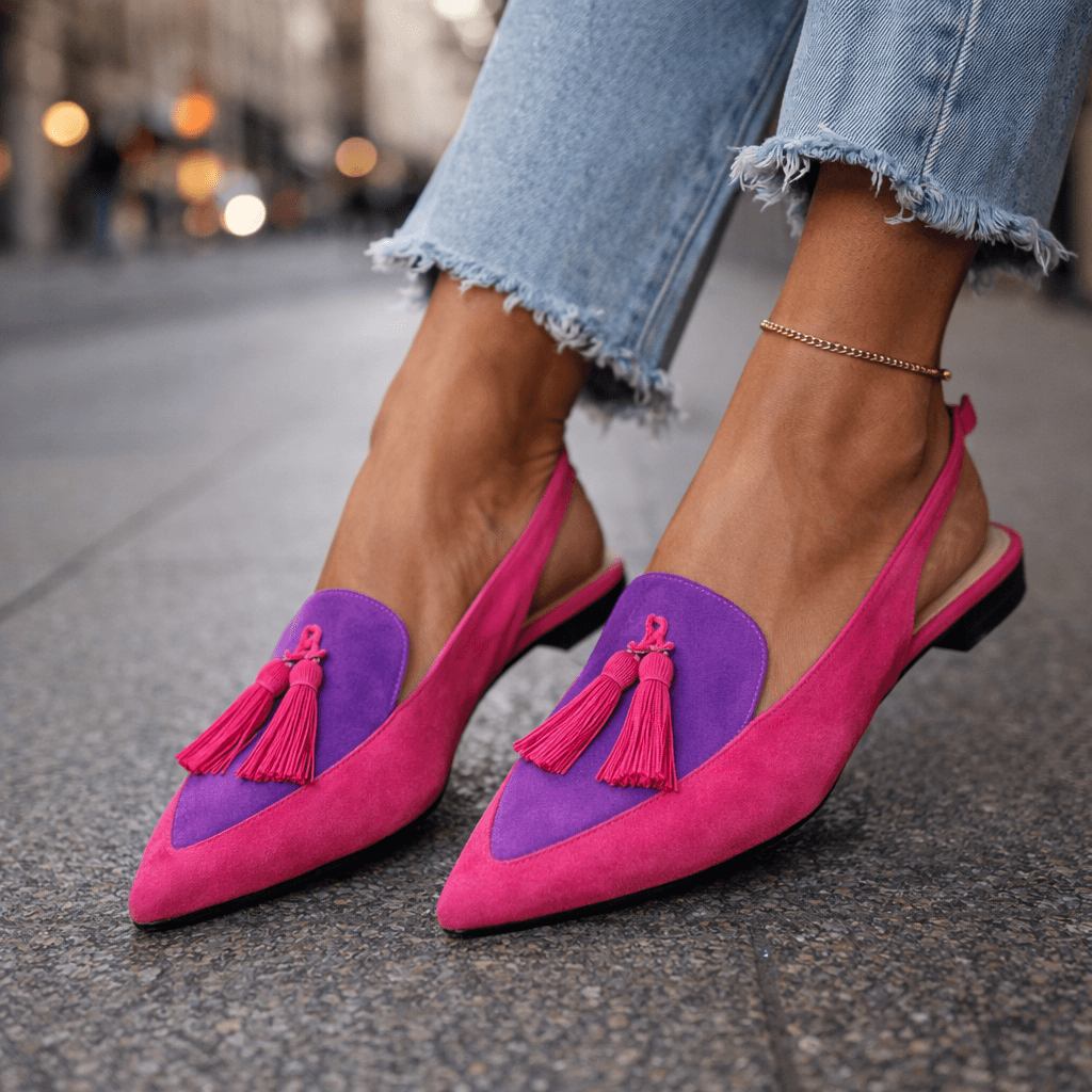 Juana Rosa | Sandalias con Tiras y Flecos
