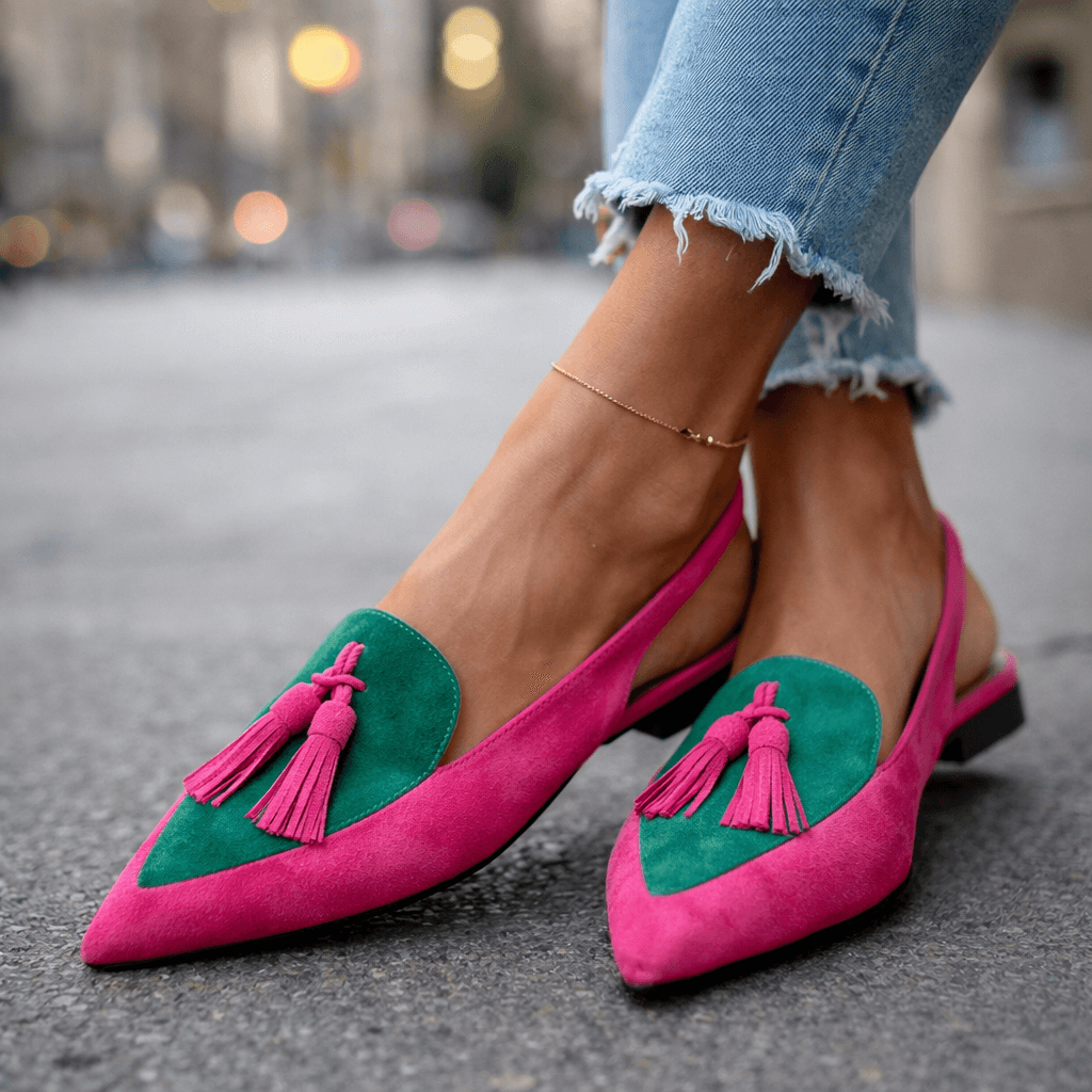 Juana Rosa | Sandalias con Tiras y Flecos