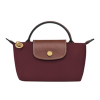 Elixabete | Mini Bolso con Correa Incluida, Rojo Vino