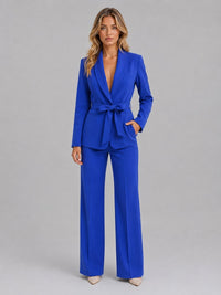 Pili | Americana con Cinturón y Pantalón