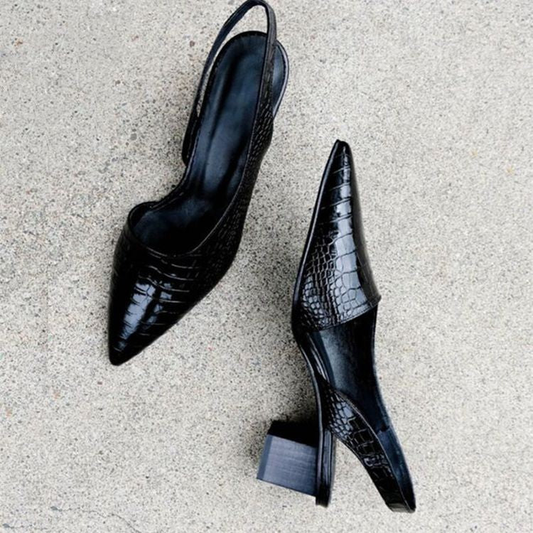 Mari Feli | Zapatos de Tacón con Puntera Ancha