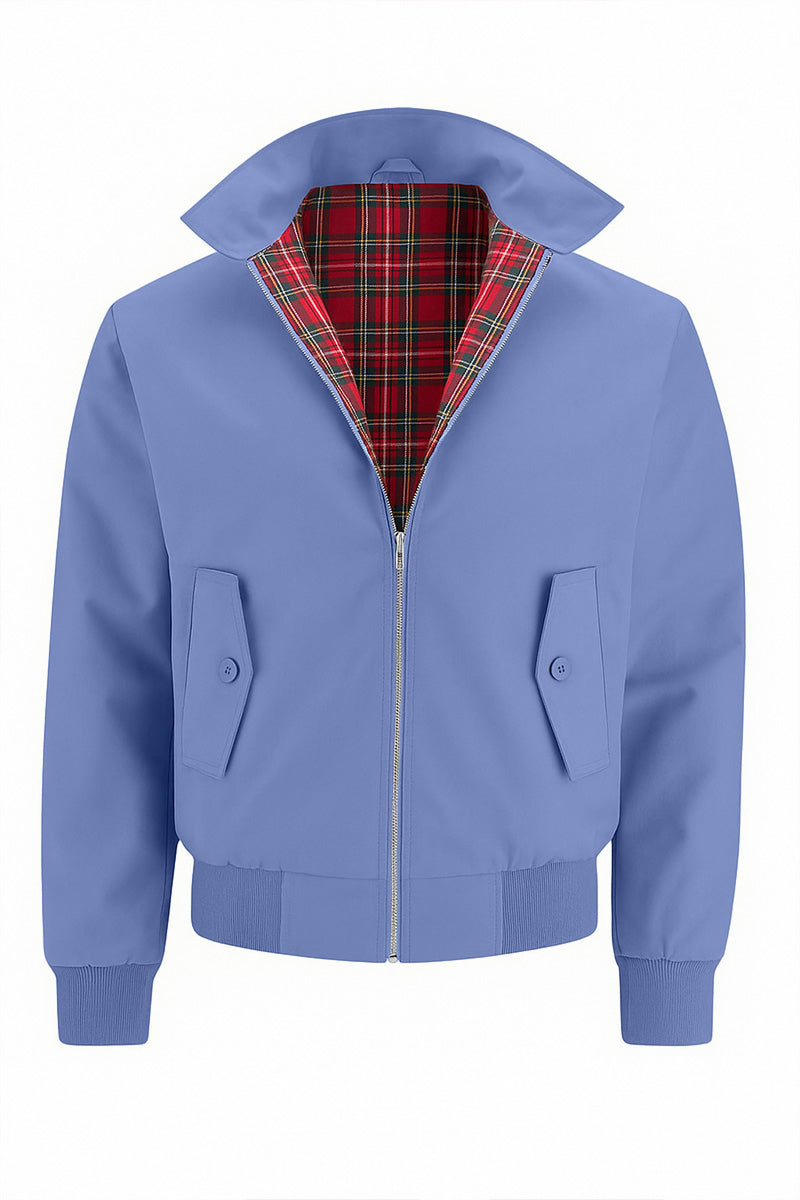 Hernán | Chaqueta Harrington con Forro Tartán