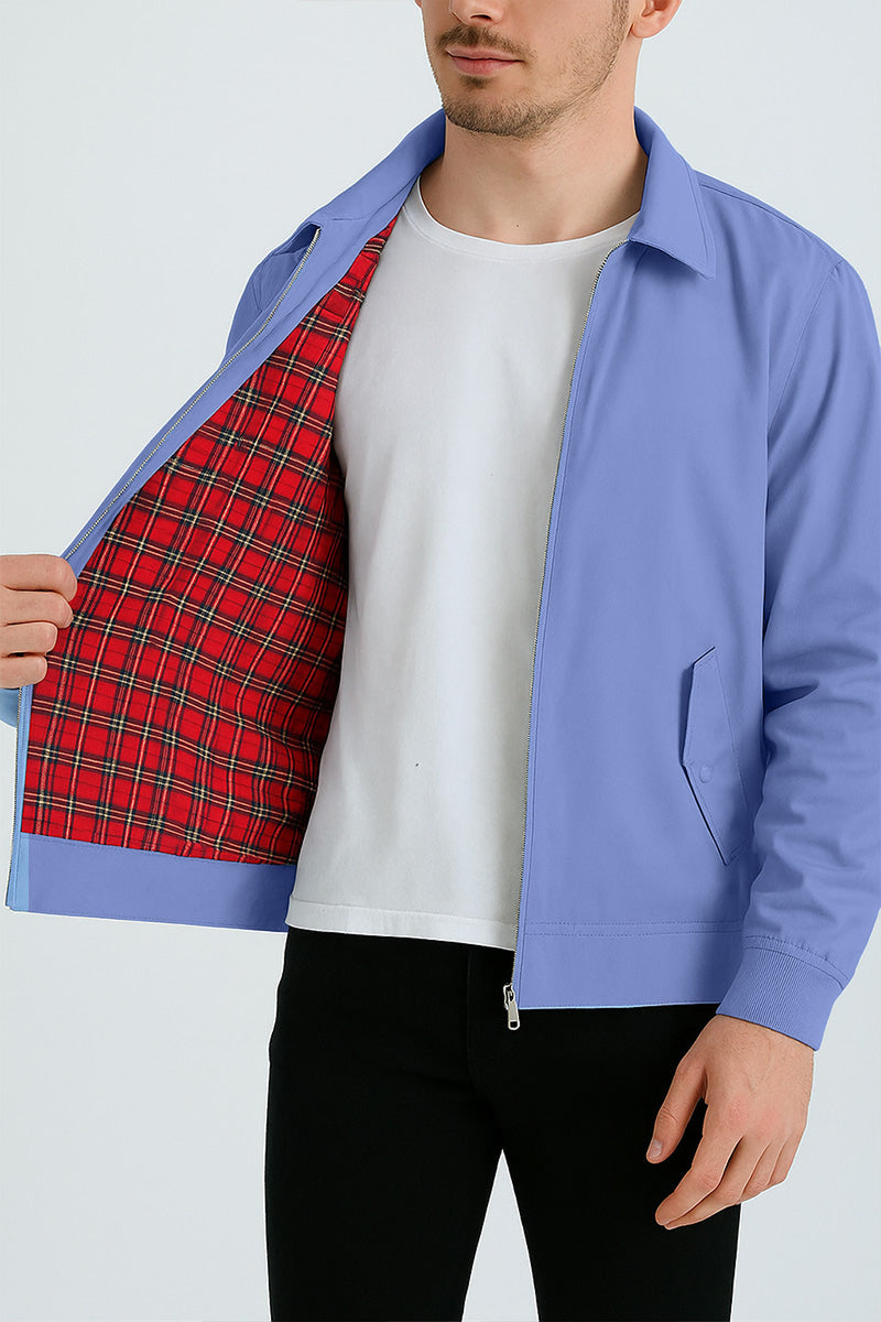 Hernán | Chaqueta Harrington con Forro Tartán