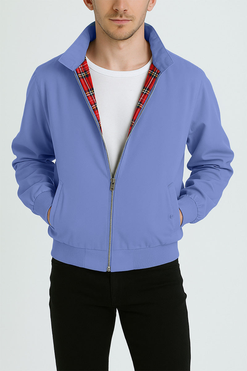 Hernán | Chaqueta Harrington con Forro Tartán