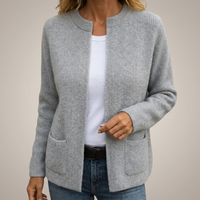 Isabel Teresa | Chaqueta de Punto Suave con Cremallera