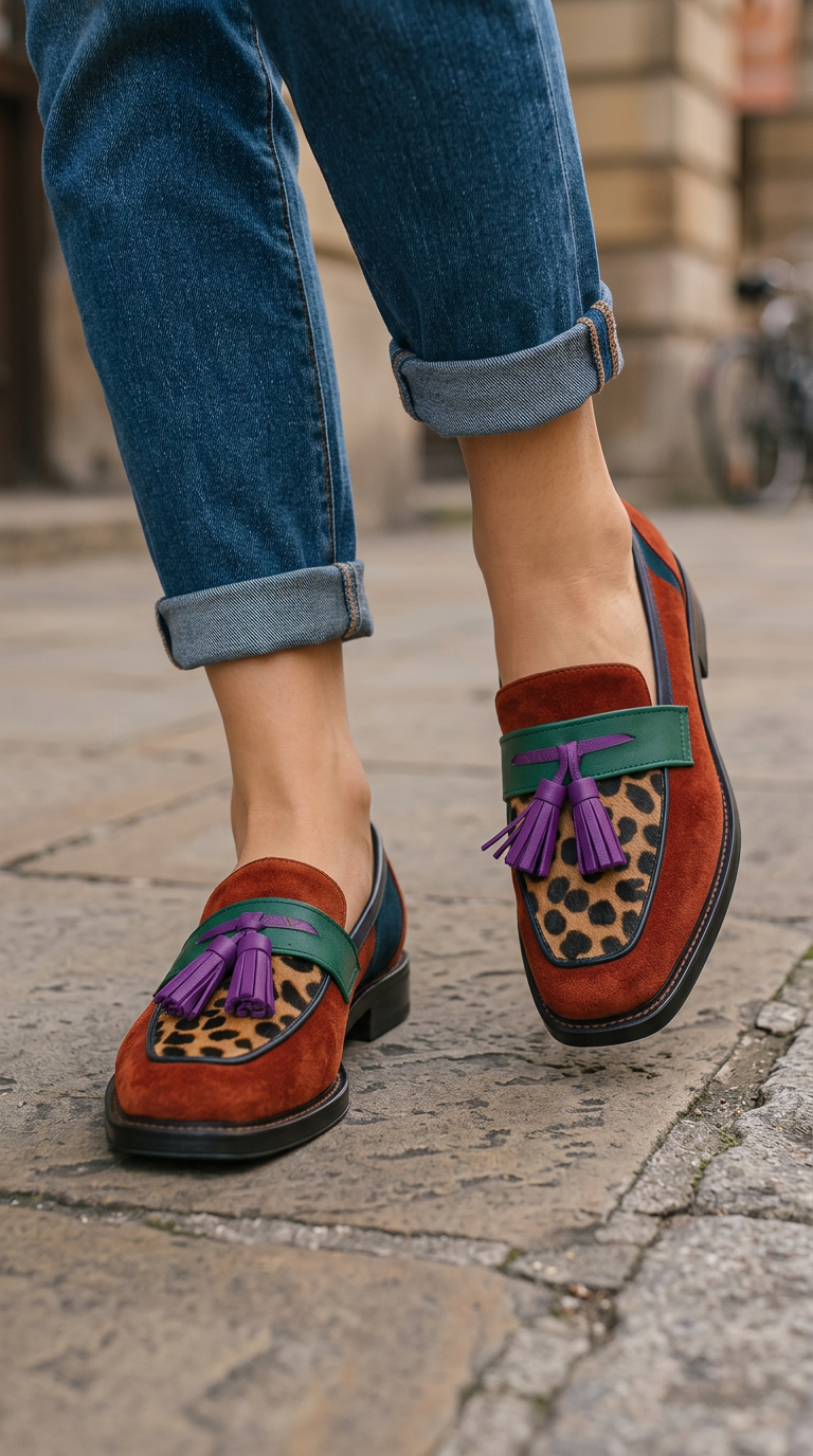 Natividad | Mocasines de Ante con Borlas