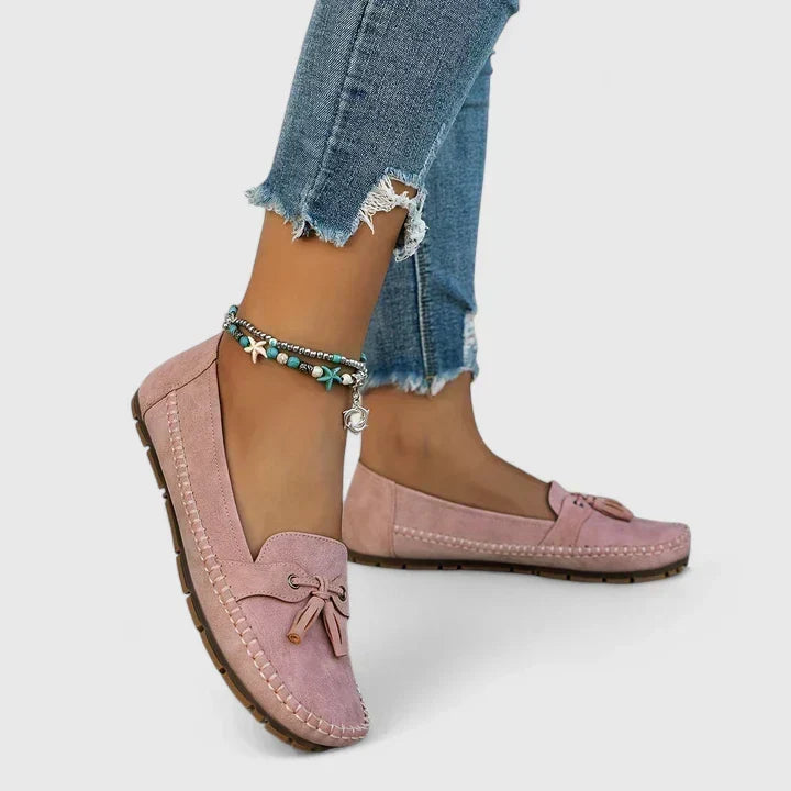 María del Pilar | Mocasines Cómodos con Lazo