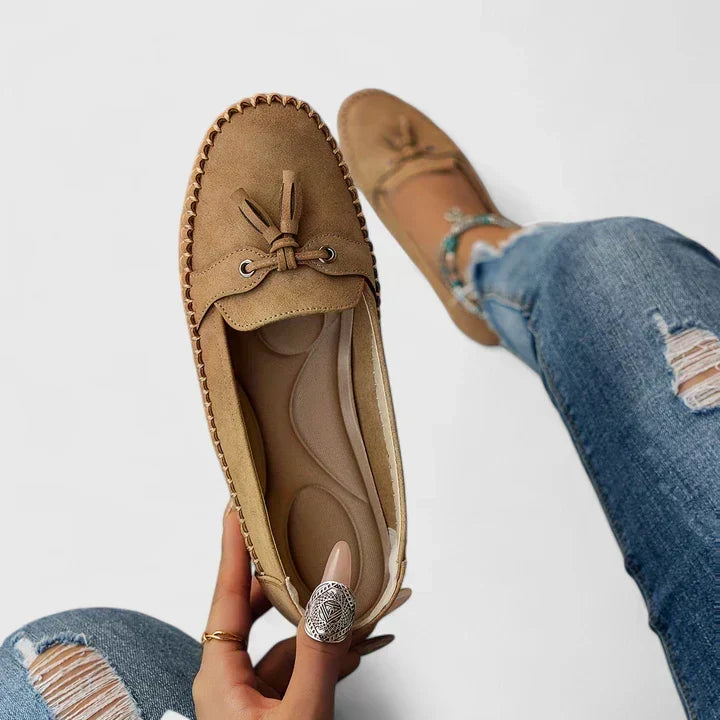María del Pilar | Mocasines Cómodos con Lazo