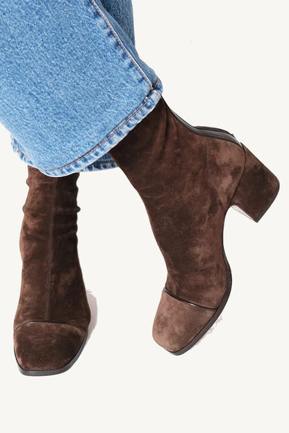 María Verónica | Botines de Ante Elegantes