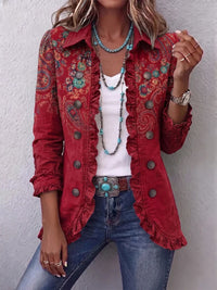 Susi | Chaqueta Cachemira con Volantes
